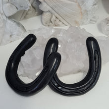 Load image into Gallery viewer, Black Obsidian Horseshoe