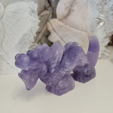 Load image into Gallery viewer, Purple Fluorite Dragon