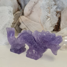 Load image into Gallery viewer, Purple Fluorite Dragon