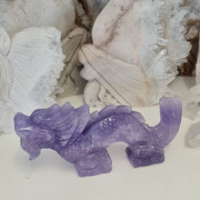 Load image into Gallery viewer, Purple Fluorite Dragon