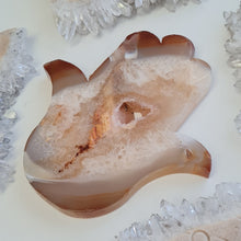Load image into Gallery viewer, Carnelian Hamsa Hand with Stand