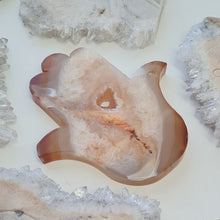 Load image into Gallery viewer, Carnelian Hamsa Hand with Stand