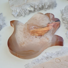 Load image into Gallery viewer, Carnelian Hamsa Hand with Stand