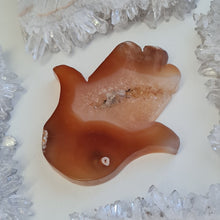 Load image into Gallery viewer, Carnelian Hamsa Hand with Stand