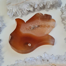 Load image into Gallery viewer, Carnelian Hamsa Hand with Stand