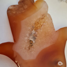 Load image into Gallery viewer, Carnelian Hamsa Hand with Stand