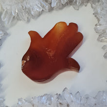 Load image into Gallery viewer, Carnelian Hamsa Hand with Stand