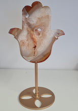 Load image into Gallery viewer, Carnelian Hamsa Hand with Stand