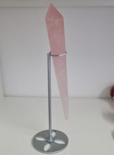 Load image into Gallery viewer, Rose Quartz Wand in Stand