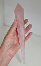 Load image into Gallery viewer, Rose Quartz Wand in Stand