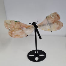 Load image into Gallery viewer, Flower Agate Dragonfly Wings