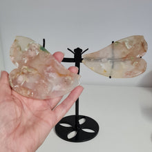 Load image into Gallery viewer, Flower Agate Dragonfly Wings