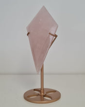 Load image into Gallery viewer, Rose Quartz Diamond with Stand