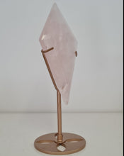 Load image into Gallery viewer, Rose Quartz Diamond with Stand