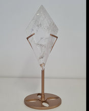 Load image into Gallery viewer, Clear Quartz Diamond with Stand