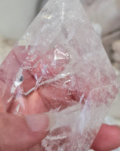 Load image into Gallery viewer, Clear Quartz Diamond with Stand