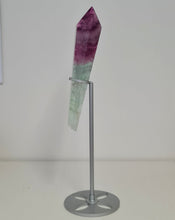 Load image into Gallery viewer, Fluorite Wand in Stand