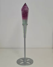 Load image into Gallery viewer, Fluorite Wand in Stand
