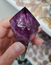 Load image into Gallery viewer, Fluorite Wand in Stand