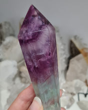 Load image into Gallery viewer, Fluorite Wand in Stand