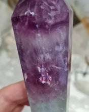Load image into Gallery viewer, Fluorite Wand in Stand