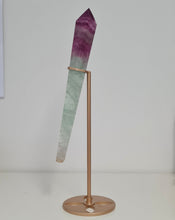 Load image into Gallery viewer, Fluorite Wand in Stand