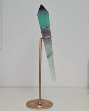 Load image into Gallery viewer, Fluorite Wand in Stand