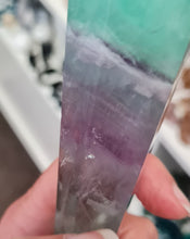 Load image into Gallery viewer, Fluorite Wand in Stand