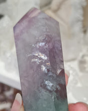 Load image into Gallery viewer, Fluorite Wand in Stand