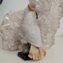 Load image into Gallery viewer, Gemstone Carved Cockatoo