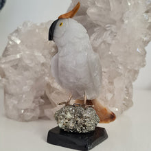 Load image into Gallery viewer, Gemstone Carved Cockatoo