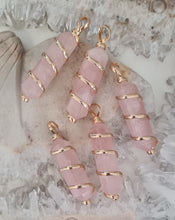 Load image into Gallery viewer, Rose Quartz Pendant