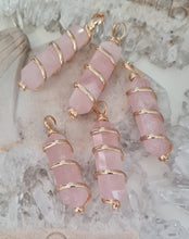 Load image into Gallery viewer, Rose Quartz Pendant
