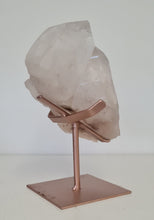 Load image into Gallery viewer, Quartz Cluster on stand