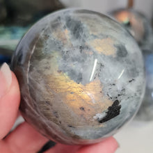 Load image into Gallery viewer, Purple Labradorite Sphere