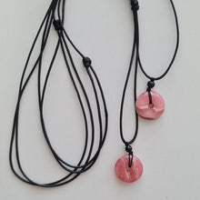 Load image into Gallery viewer, Rhodochrosite Pi, Donut Pendant