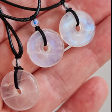 Load image into Gallery viewer, Moonstone Pi, Donut Pendant