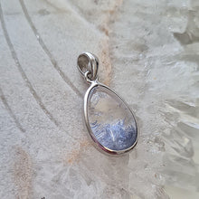 Load image into Gallery viewer, Blue Dumortierite Quartz Sterling Silver Pendant