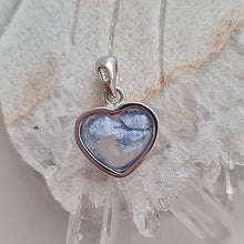 Load image into Gallery viewer, Blue Dumortierite Quartz Sterling Silver Pendant