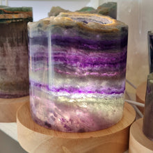 Load image into Gallery viewer, Rainbow Fluorite Lamp