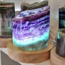 Load image into Gallery viewer, Rainbow Fluorite Lamp