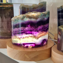 Load image into Gallery viewer, Rainbow Fluorite Lamp