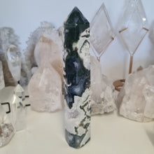 Load image into Gallery viewer, Moss Agate Tower