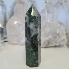 Load image into Gallery viewer, Moss Agate Tower