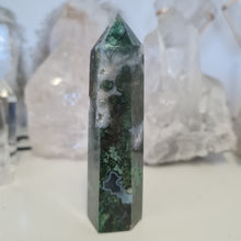 Load image into Gallery viewer, Moss Agate Tower