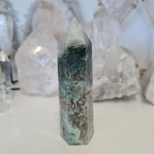 Load image into Gallery viewer, Moss Agate Tower