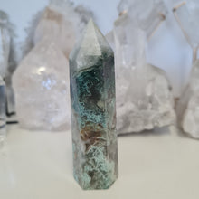 Load image into Gallery viewer, Moss Agate Tower