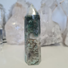 Load image into Gallery viewer, Moss Agate Tower