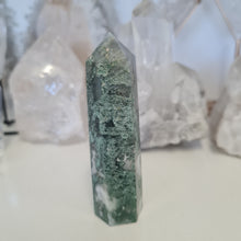 Load image into Gallery viewer, Moss Agate Tower