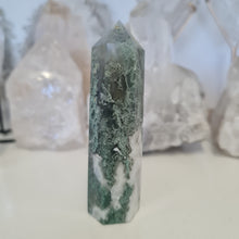 Load image into Gallery viewer, Moss Agate Tower